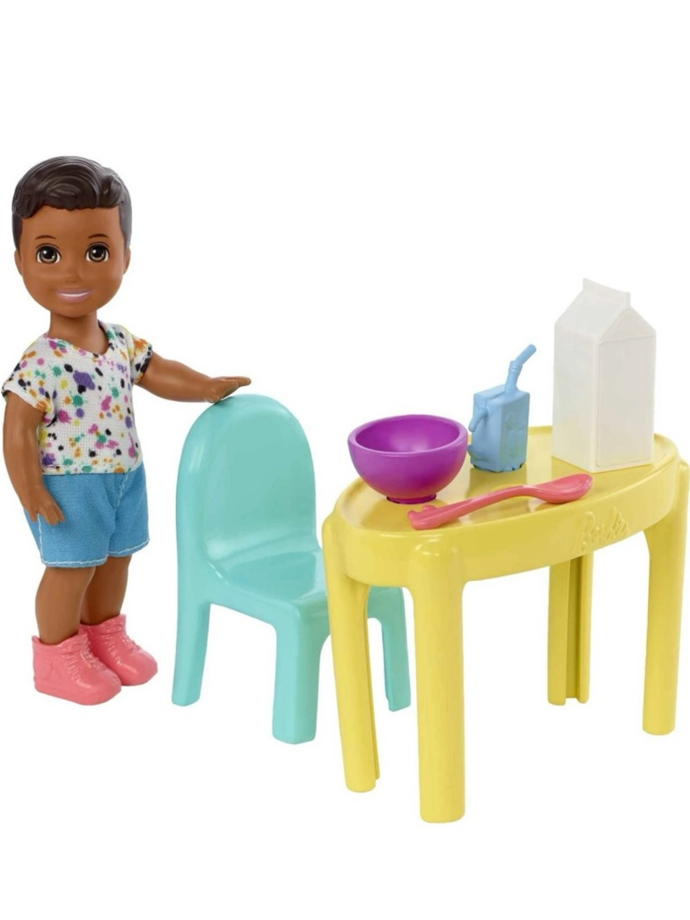 NIP Barbie Skipper Babysitters Inc. Toddler Boy Mealtime - Picture 2 of 4